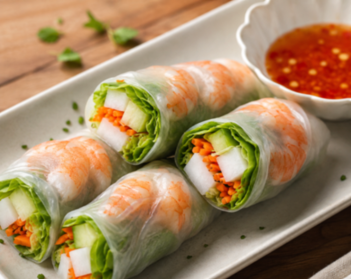 Shrimp and Veggie Wrap