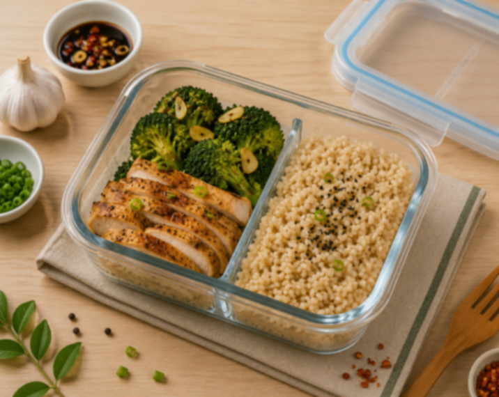 Chicken Breast, Brown Rice, and Broccoli