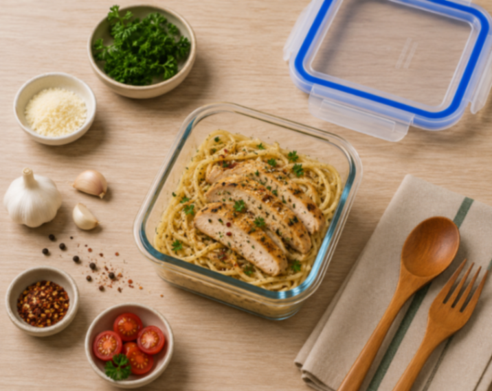 Garlic Butter Chicken Pasta