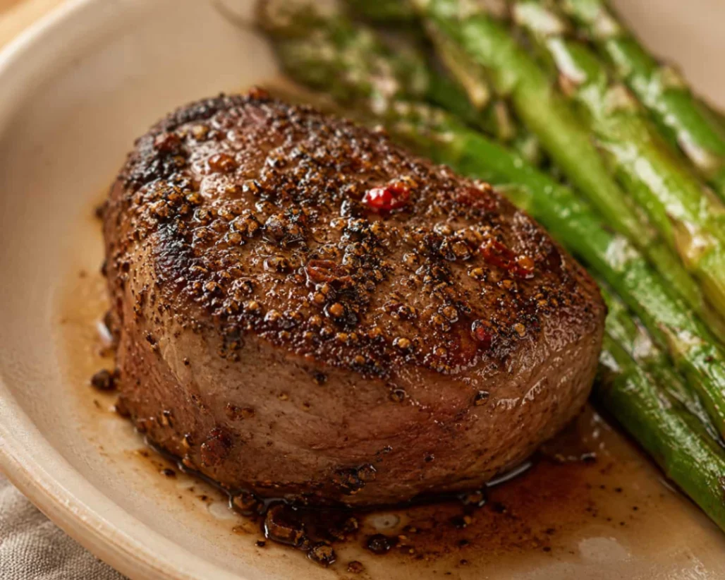 Pepper Crusted Filet Mignon